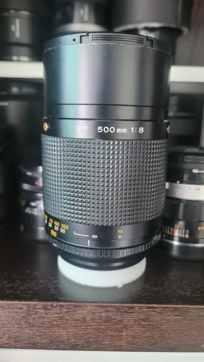 미놀타 수동 후기형 500mm f8 소니A마운트개조