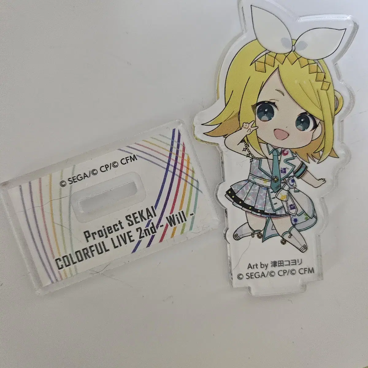 Kagamine Rin Colorful Live 2nd will stand acrylic 