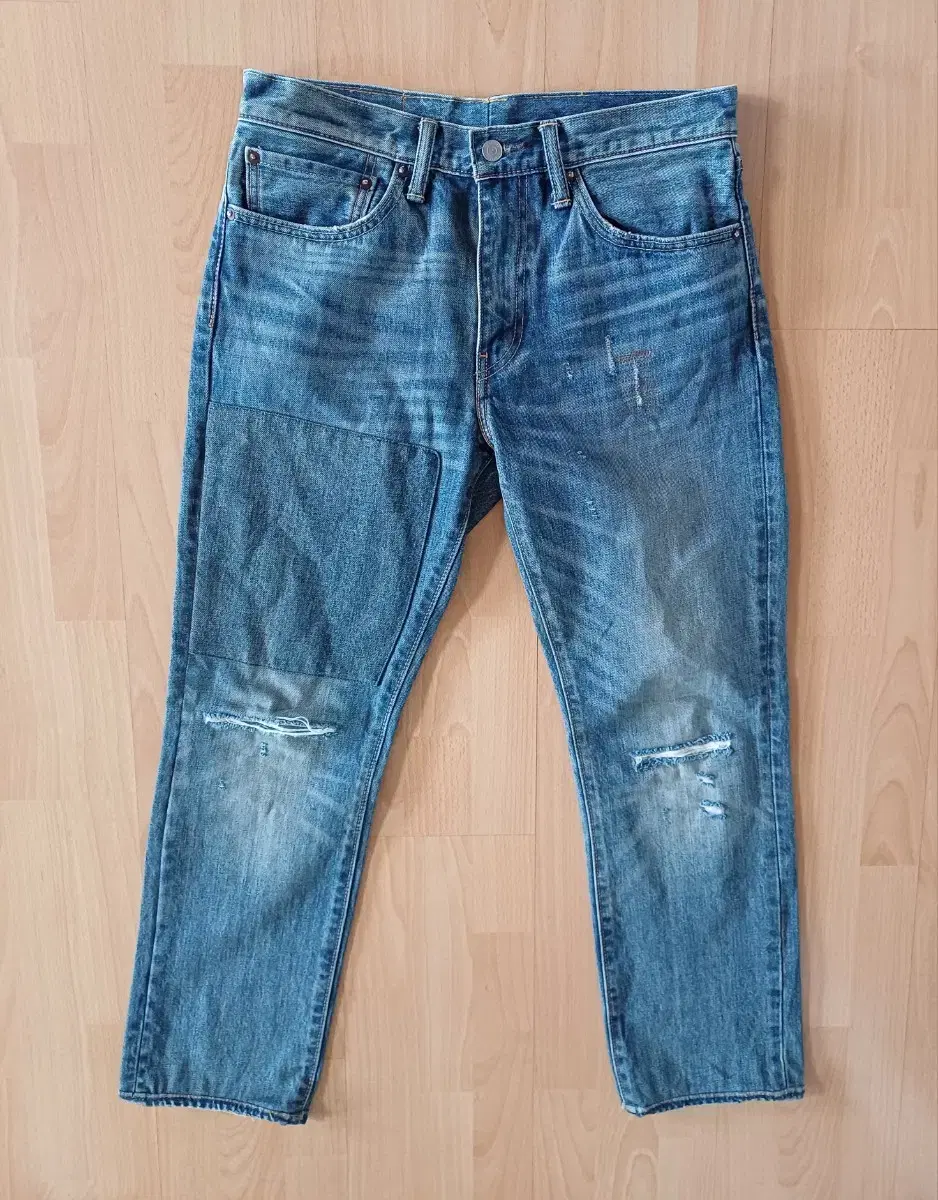 Men's Levi's 511 Ripped Denim Jeans (33)