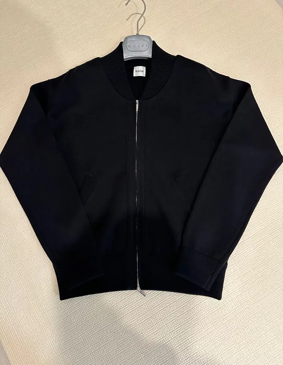 Laon Company Knit Zip-Up Black