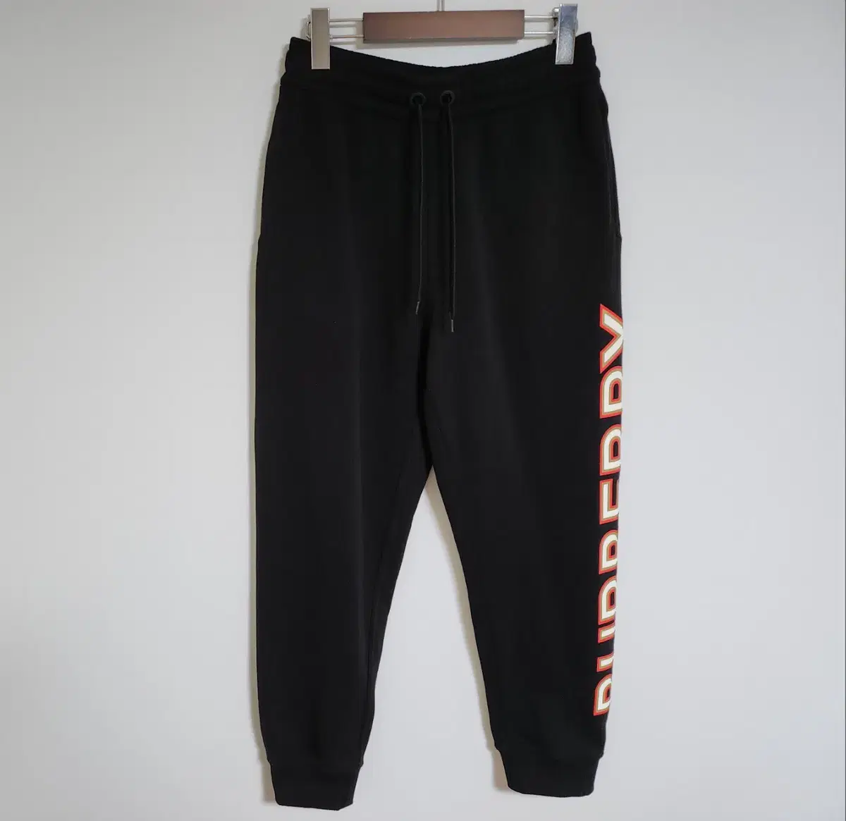 [S] Burberry Black Logo Training Jogger Pants 8037260