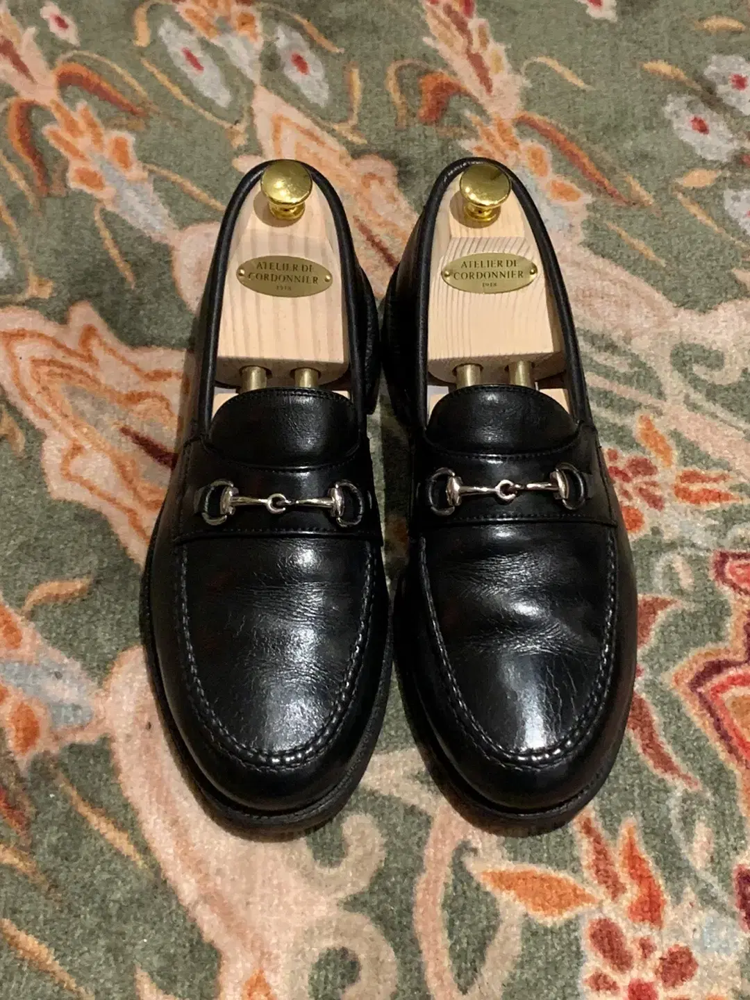 알든 5727F Horse Bit Loafers Black