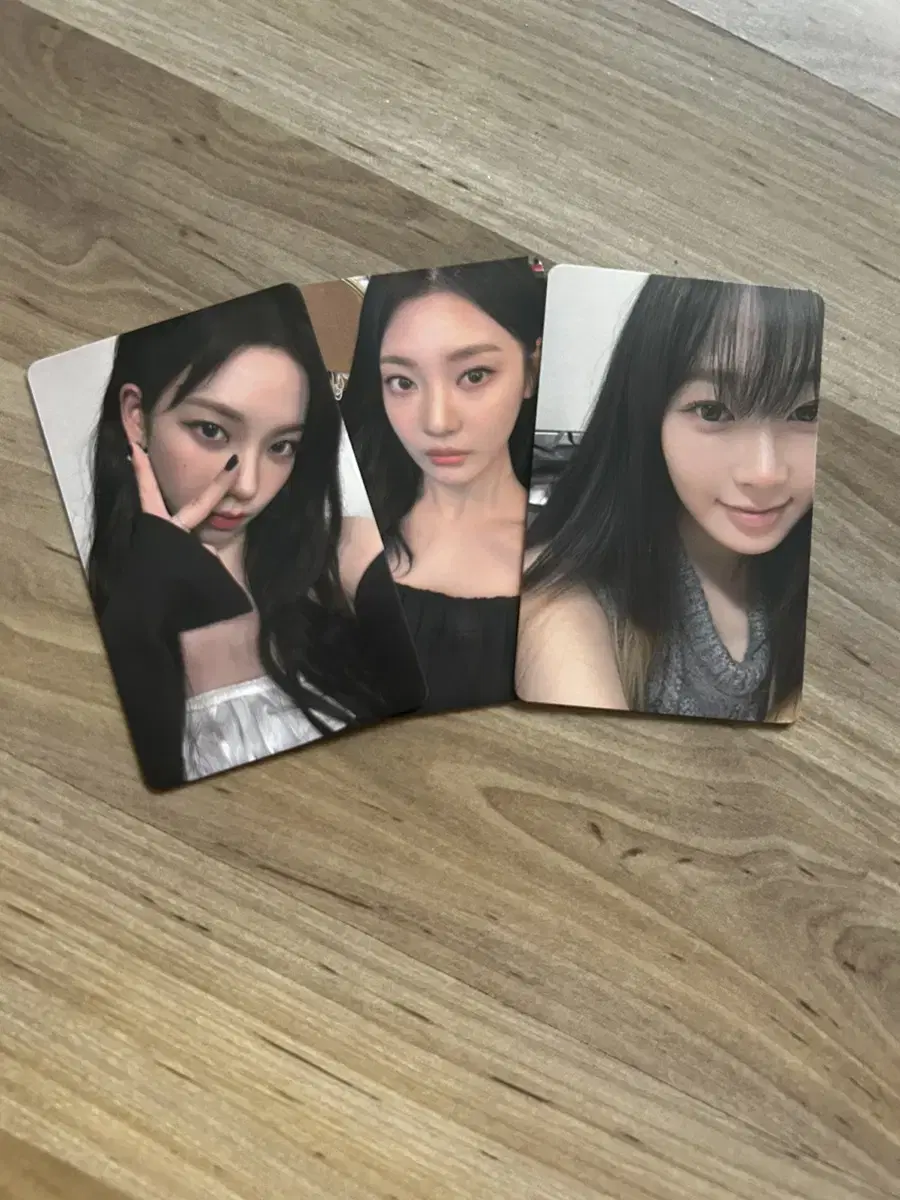 Aespa movie photocard in bulk of 3 sheets