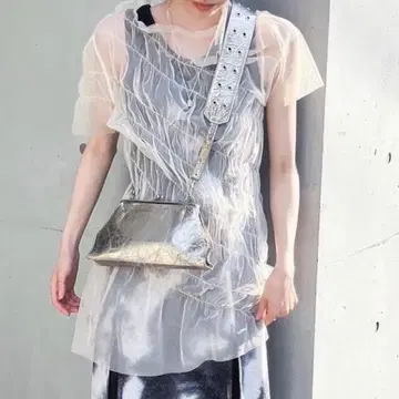 퍼버즈 perverze bias Shirring Tule Tee | 브랜드 중고거래