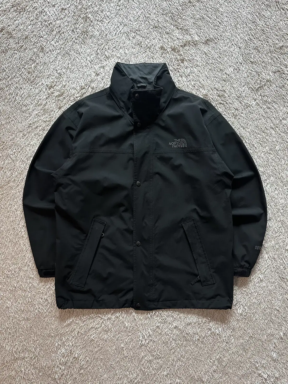 [M] The North Face Gore-Tex Two-Way Softshell Windbreaker Jacket Black