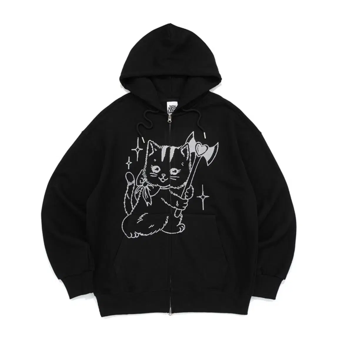 New Kitsch Knit Hoodie Zip Up