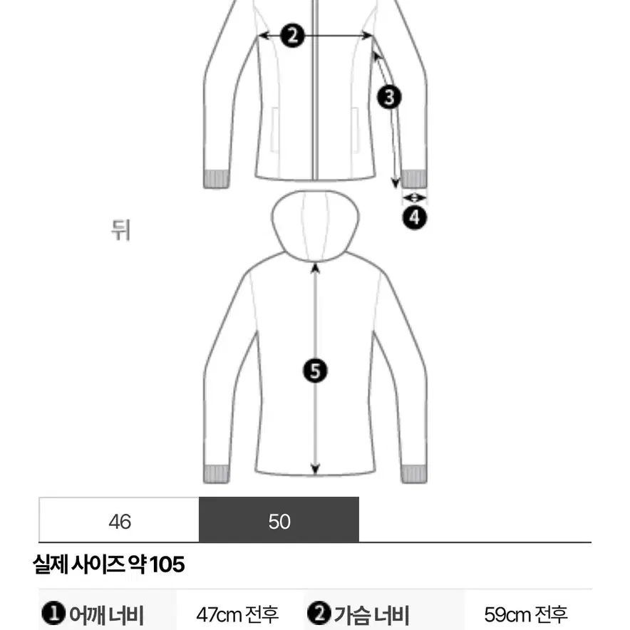 마크앤로나 바람막이 105