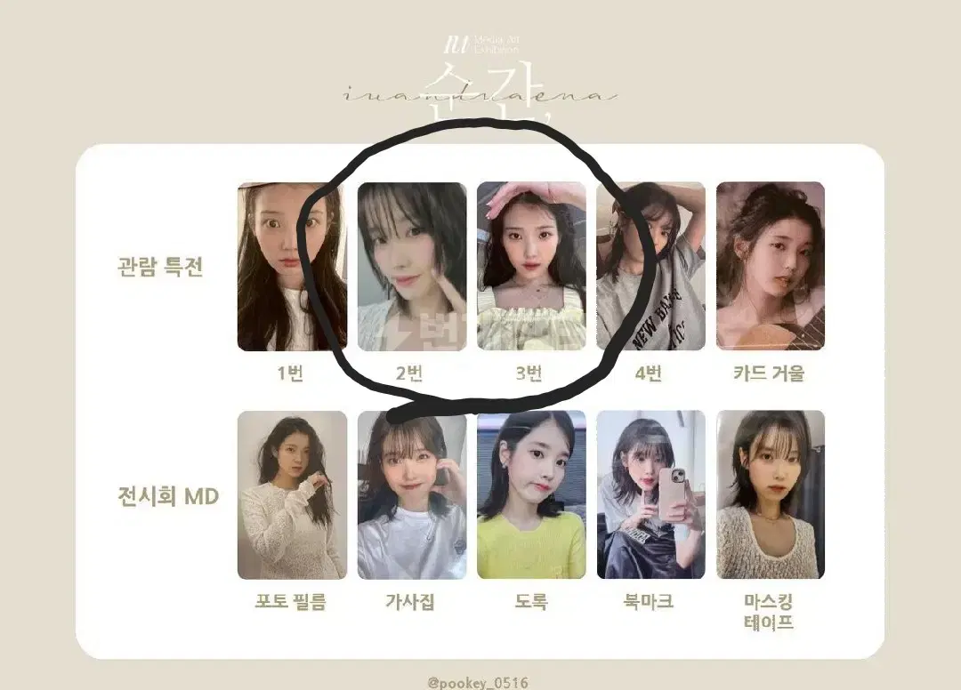 IU Moment Exhibition Photo Card2 types in bulk with mentions