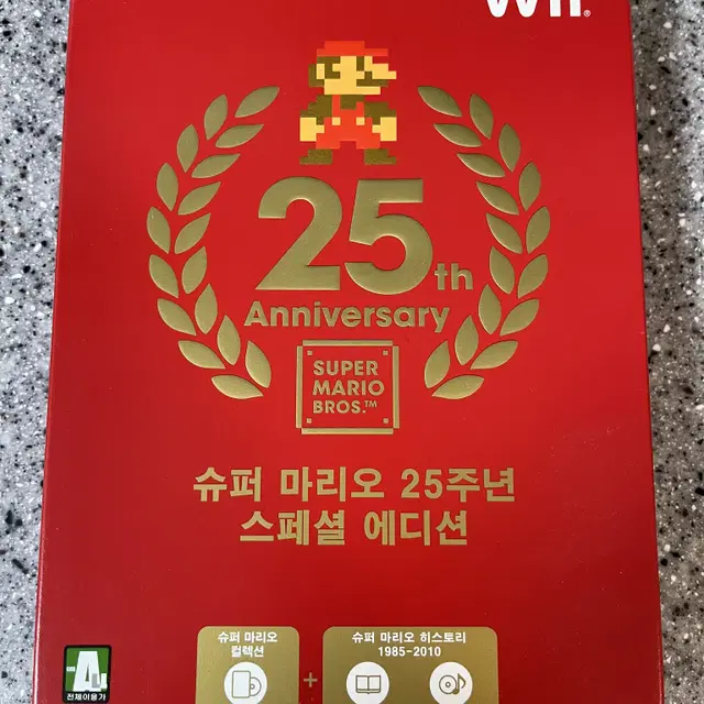 Wii  닌텐도 위 슈퍼 마리오 25주년 스페셜 에디션 정발 신품