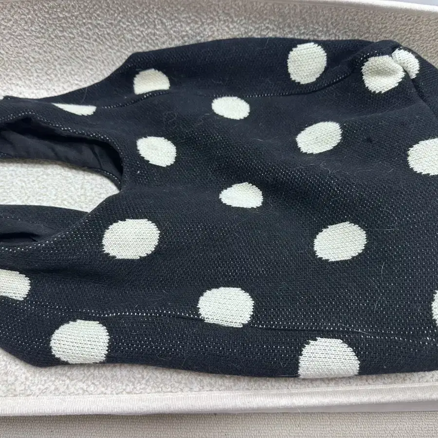 한셀프롬바젤 쇼퍼백 여성 토트백 polka dot shopper bag