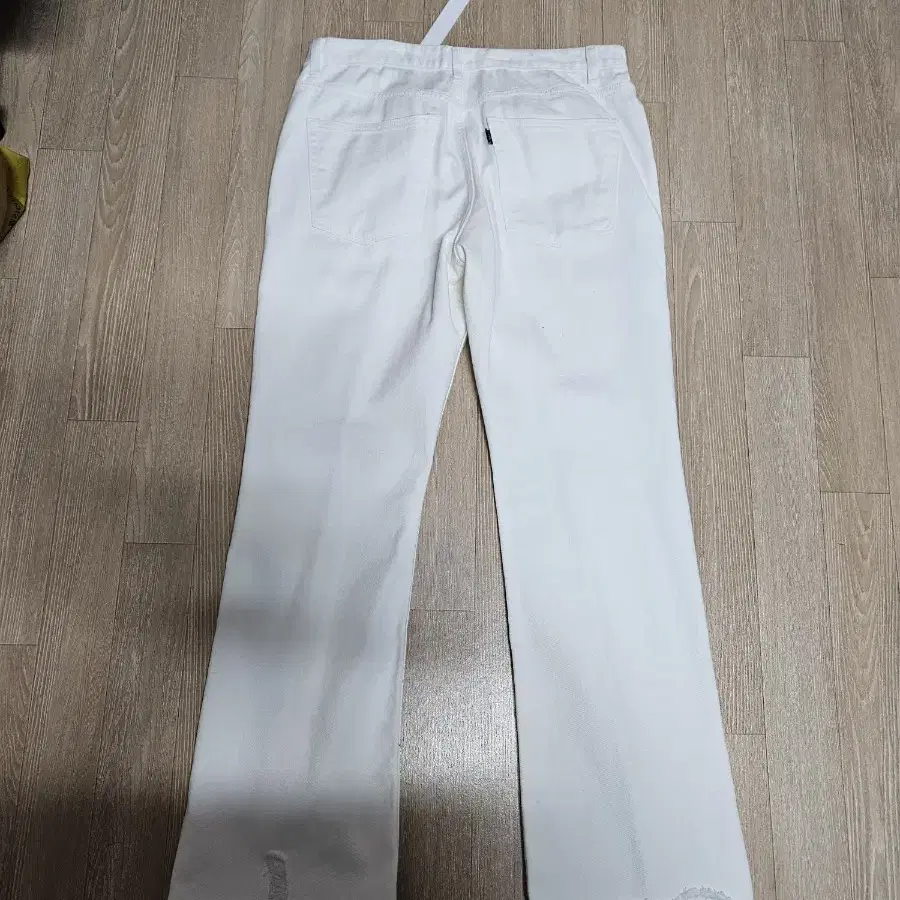 감마갤러리 destroyed jeans white L사이즈  새상품 급처