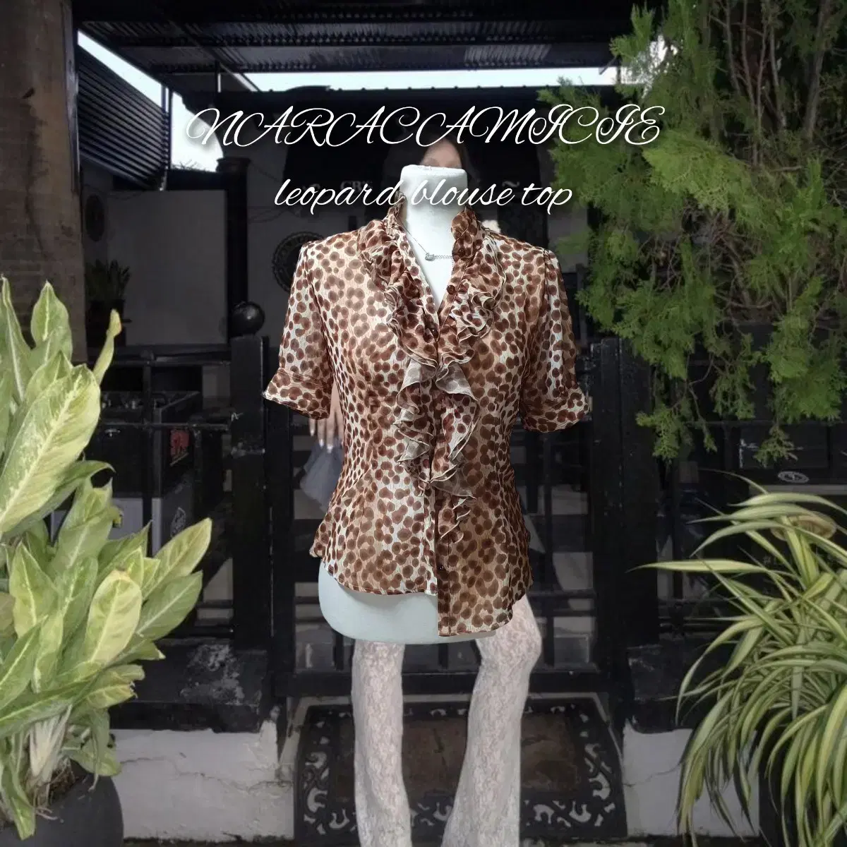 NARACAMICIE leopard blouse top