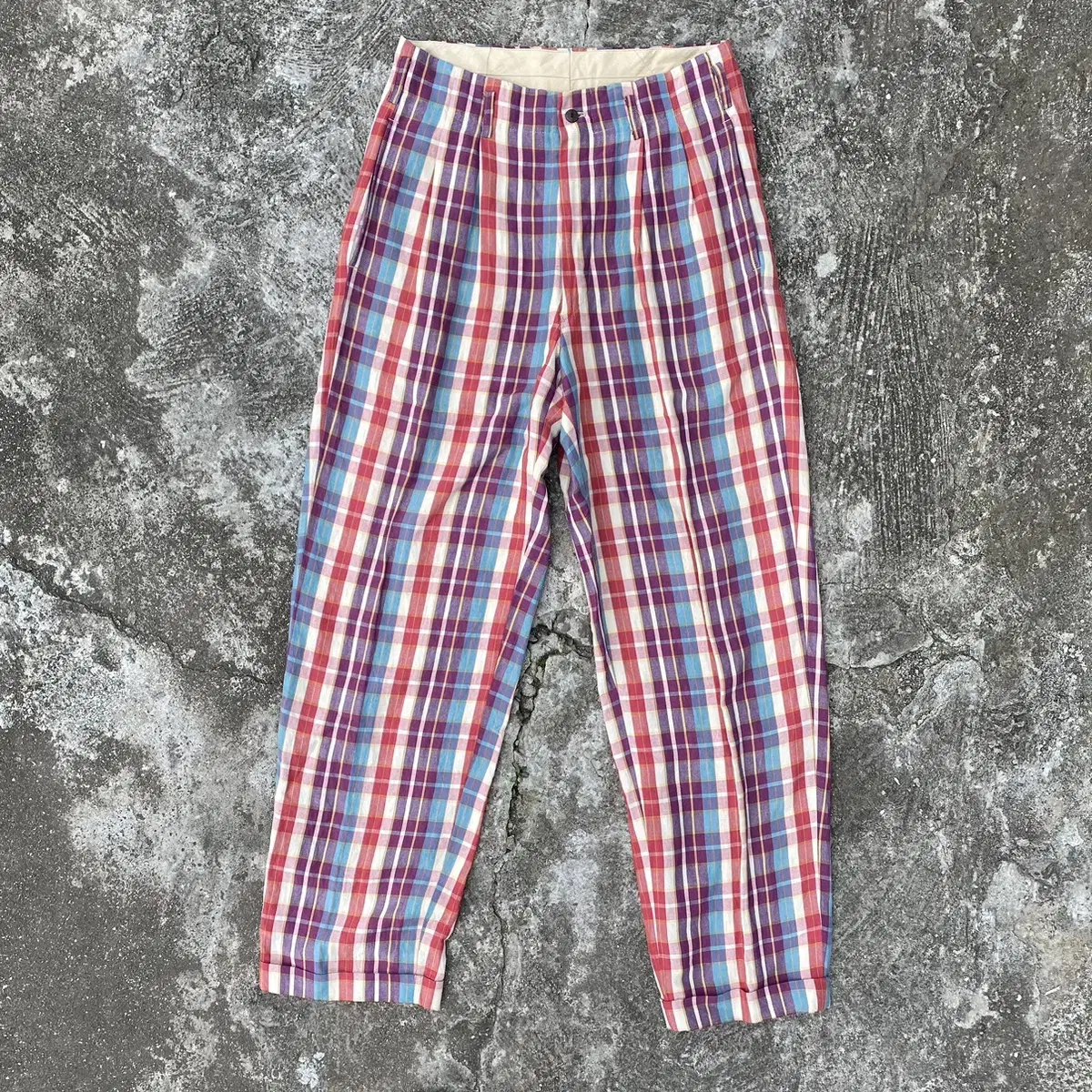 (M) dezert check pants