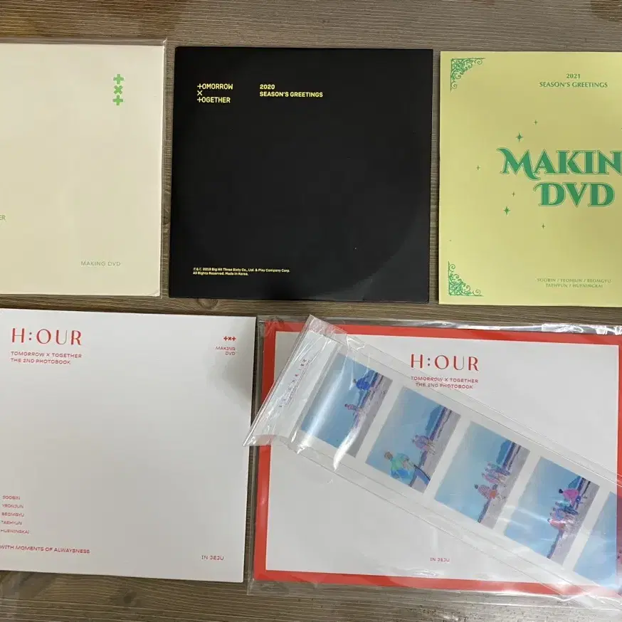 투바투 txt hour아워 포토북 시즌그리팅 시그 메모리즈 dvd cd