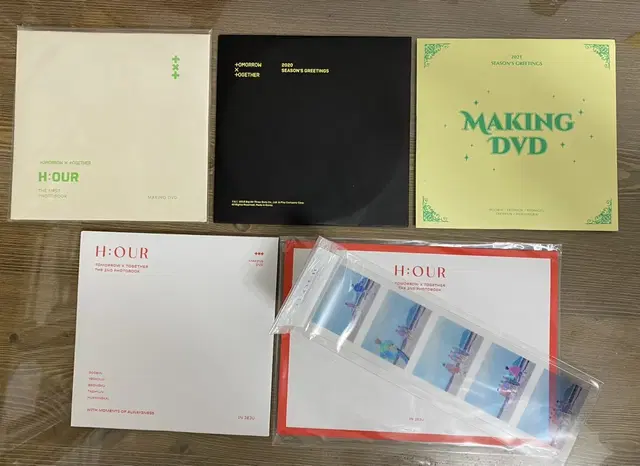 투바투 txt hour아워 포토북 시즌그리팅 시그 메모리즈 dvd cd