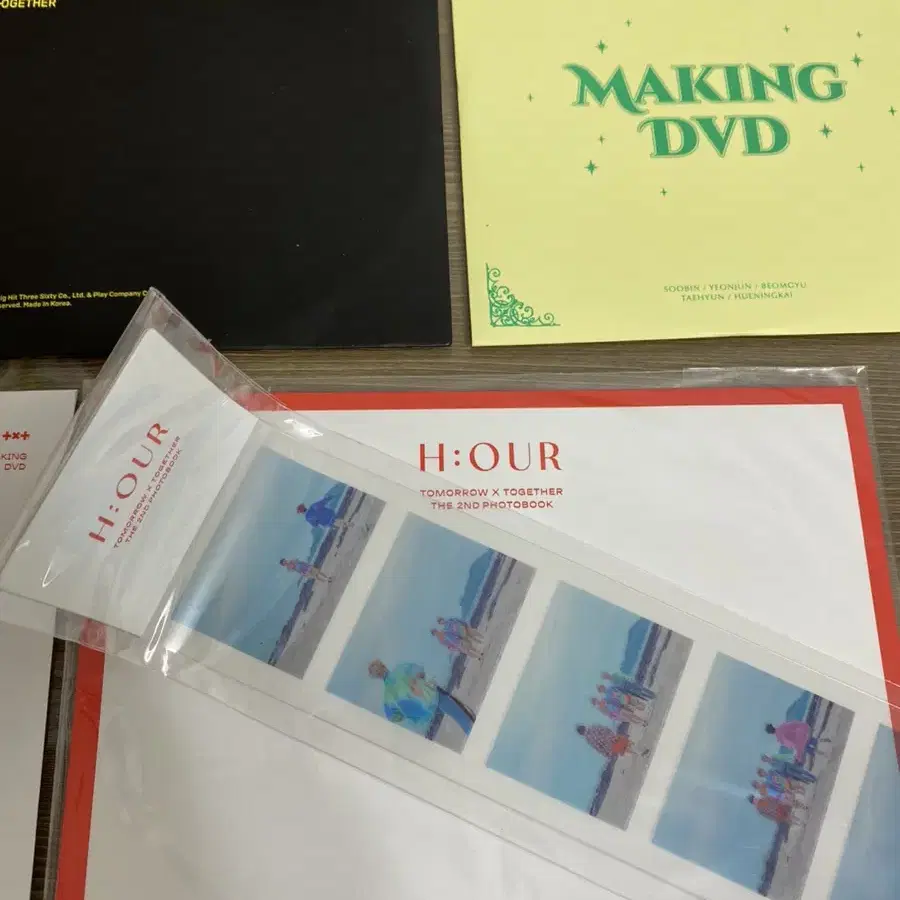 투바투 txt hour아워 포토북 시즌그리팅 시그 메모리즈 dvd cd