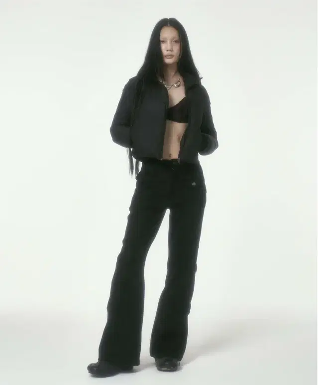 Bonnae 본네 스웨이드 팬츠 블랙 Suede pants (Black)