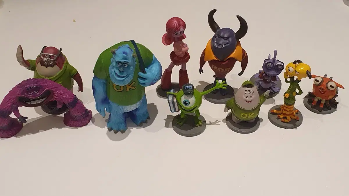 10 Monsters University Character Figures full set Monsters, Inc.