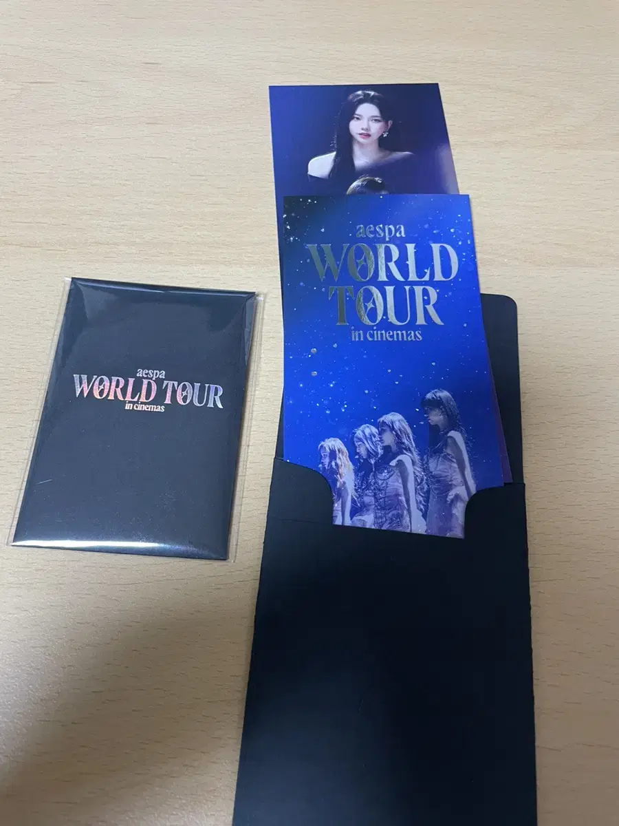 Aespa Worldtour In-Cinema Photo Kard + 3 Tickets