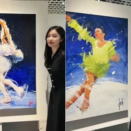 김연아 A3 포스터 (다비드자맹 작품)