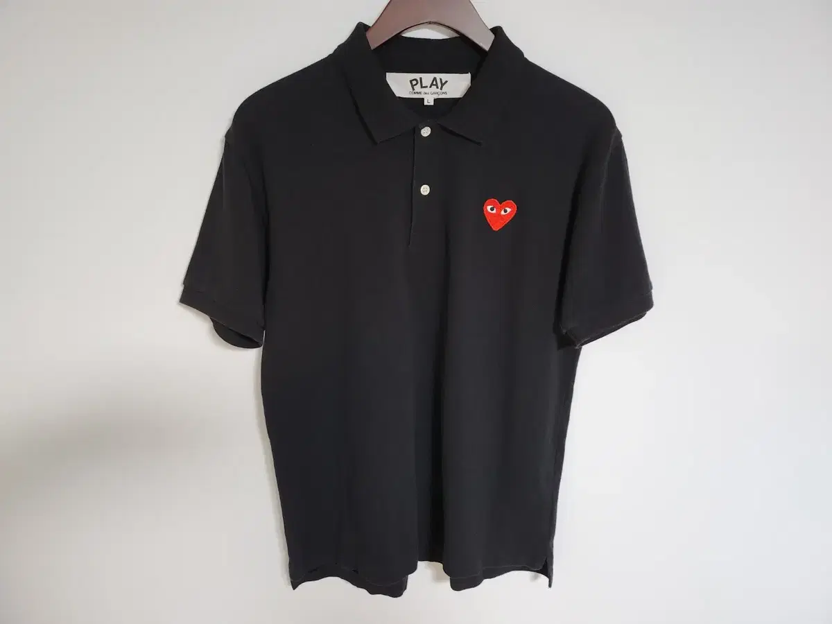 [L]Comme des Garçons Song Black Red Waffen Men's Short Sleeve Karati AZ-T006