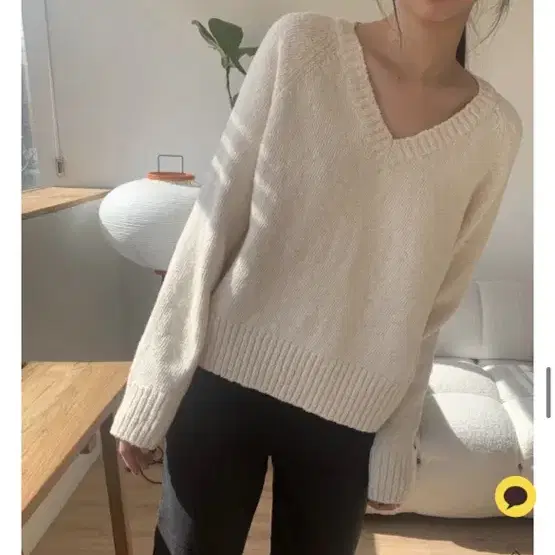 메이세븐 란도네 Cotton V knit