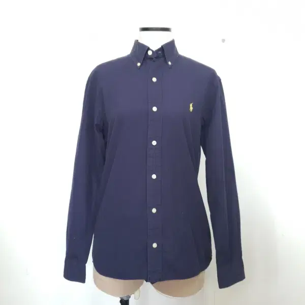 WT1500 Ralph Lauren Women's Size 55 Navy Long-Sleeved Shirt