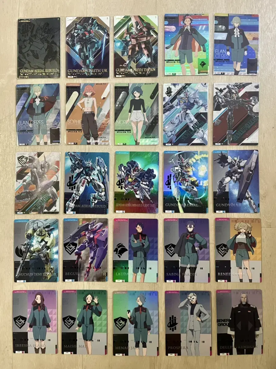 45 chapters in bulk) Gundam Mercury's Witch 2 trading card (no duplicates)