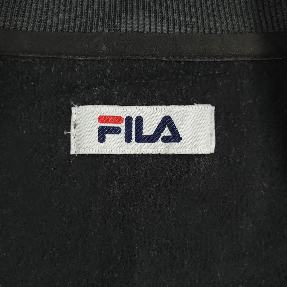 FILA 필라 휠라 JP 차콜 레드 네이비 라이닝 암프린팅 폴리 트랙탑