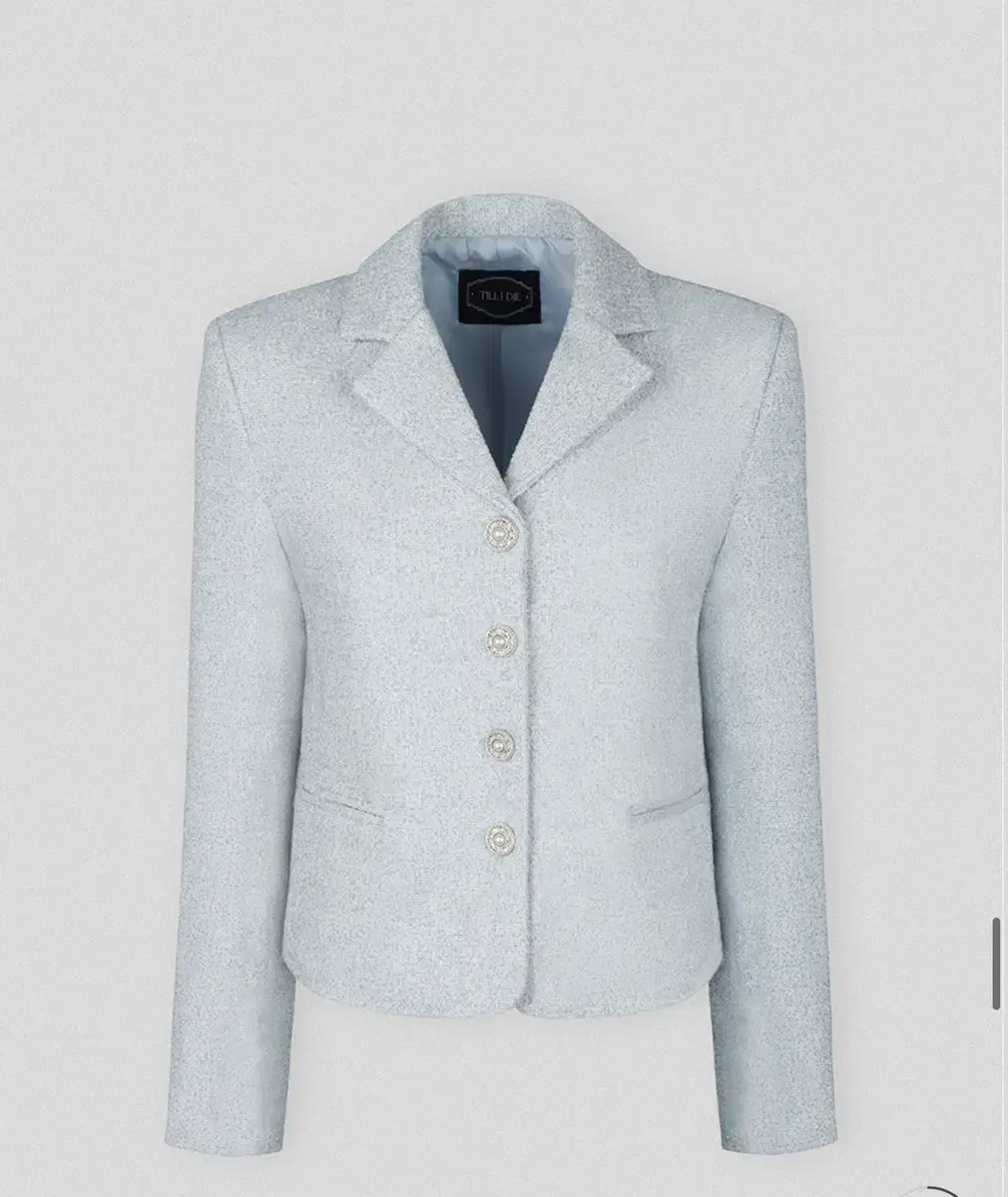 Tilaidai Grace Tweed Jacket Sky Blue