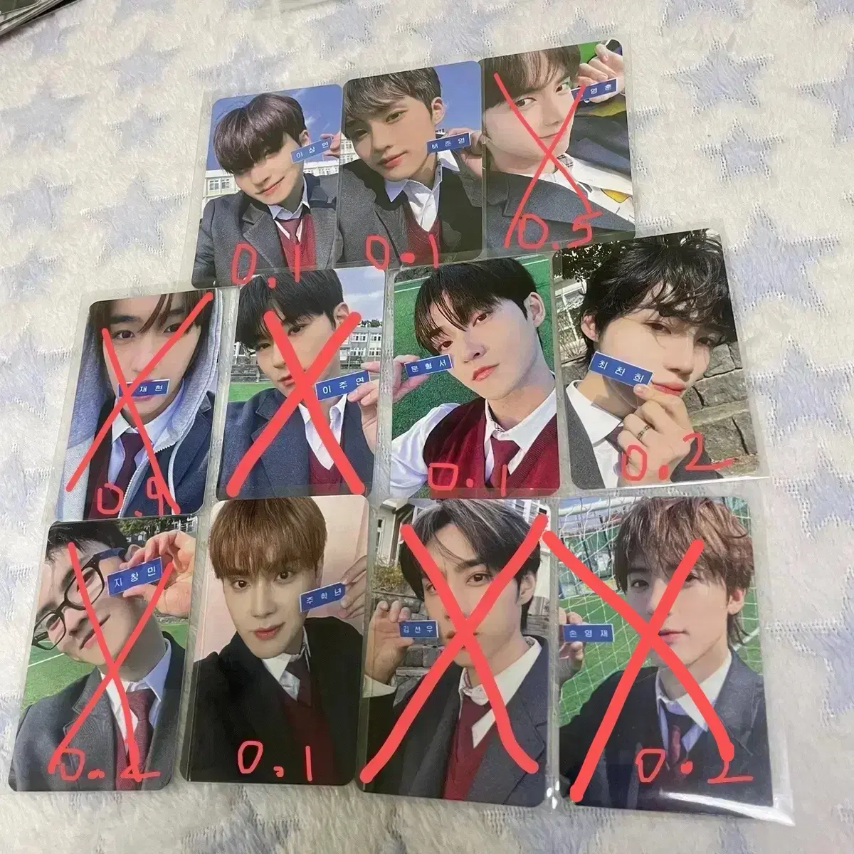 The Boyz Love Letter unreleased photocard Mini Record Nameplate Version WTS