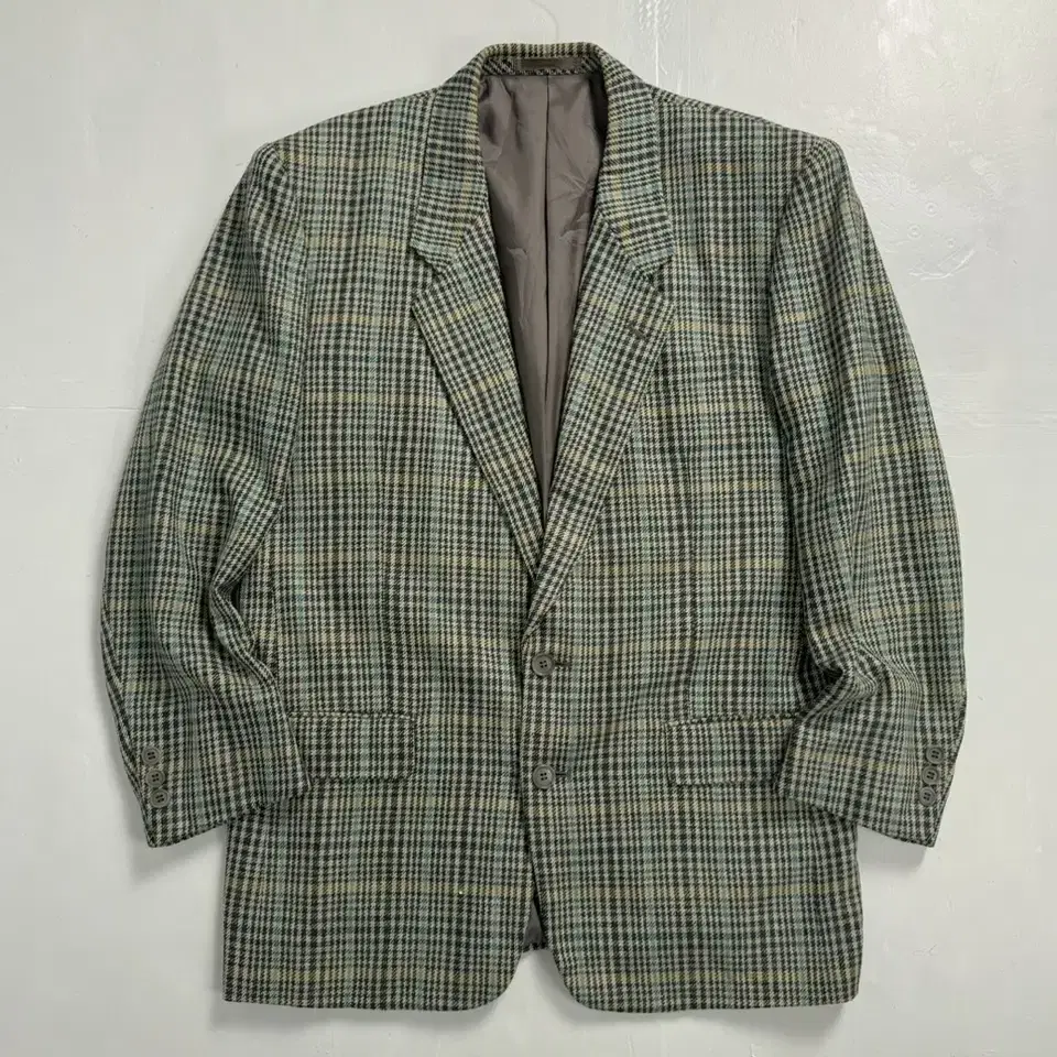 vintage houndstooth check wool tailored