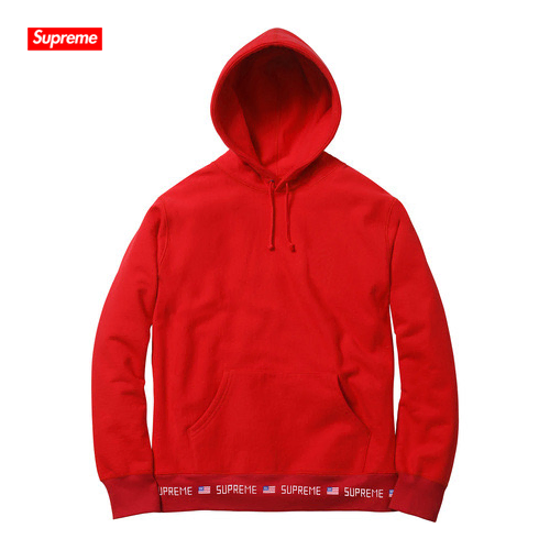 [L] 슈프림 로고 립 후드 | Supreme Logo Rib