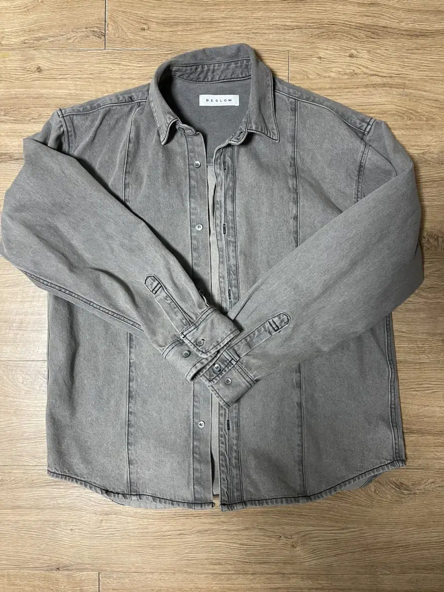 Bislow Sand-Washed Denim Shirt