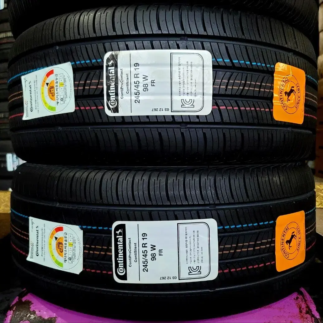 콘티넨탈타이어 프로콘텍트 사일런스 245/45R19 98W 2454519