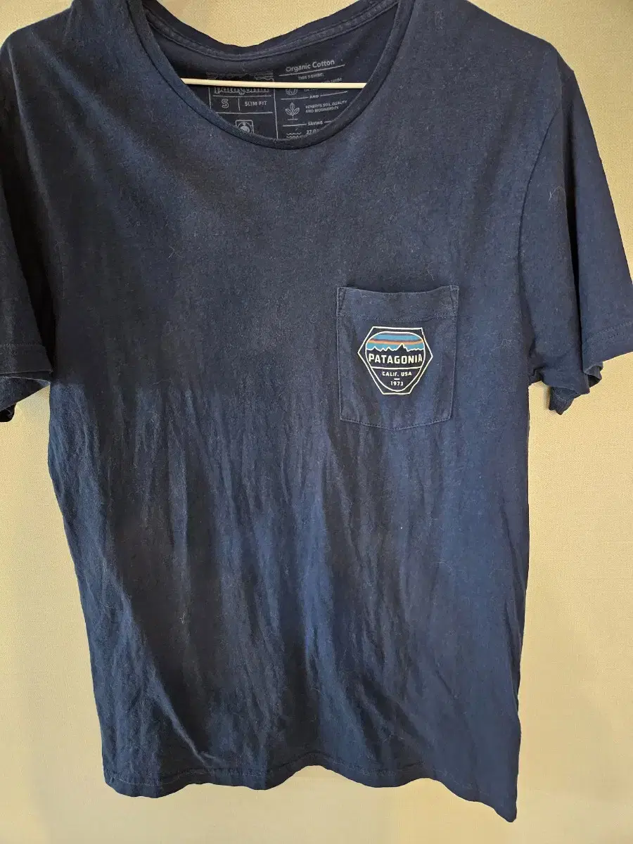 Patagonia Navy Short Sleeve Pocket Tee