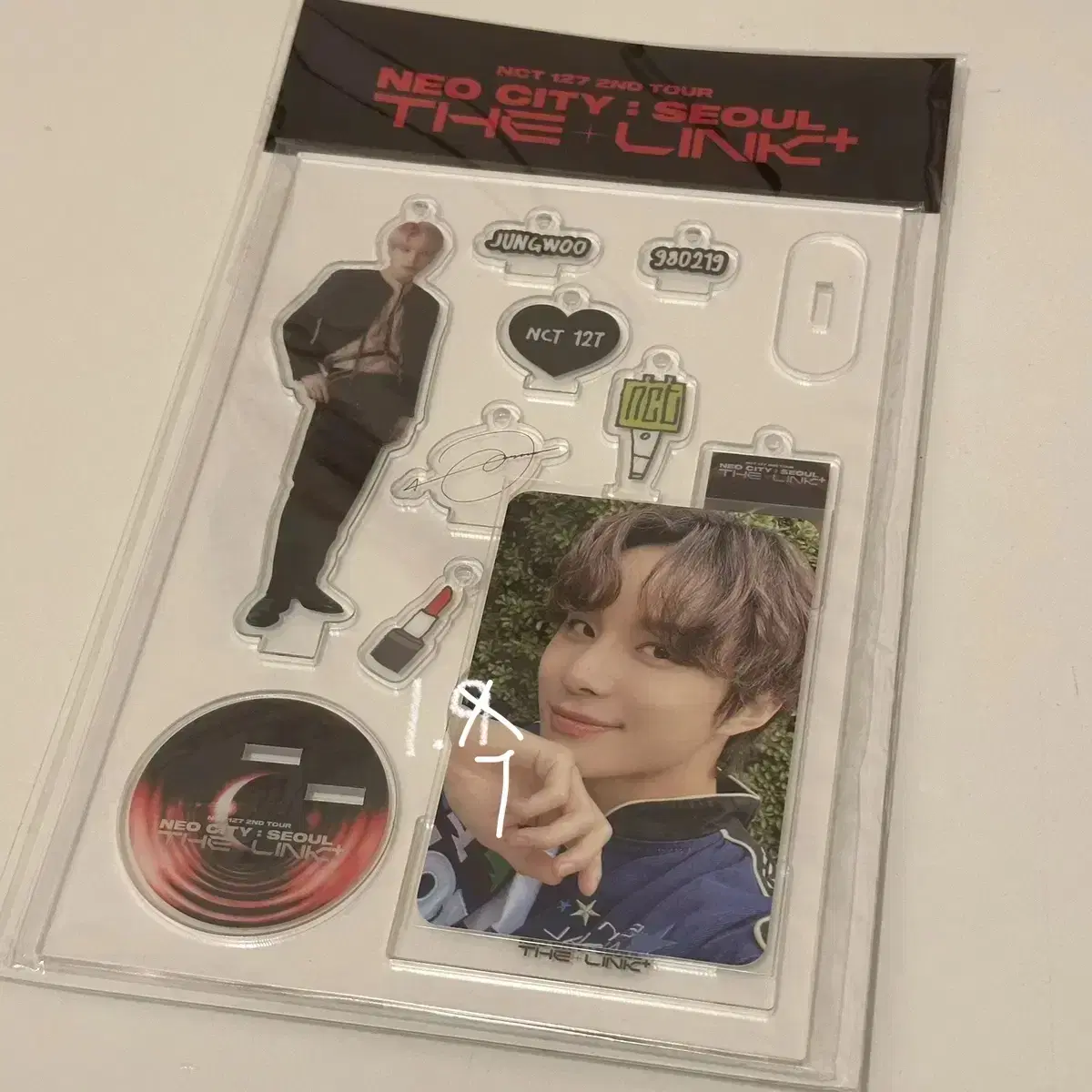 NCT 127 TheLinkPlus md jungwoo acrylic full set WTS