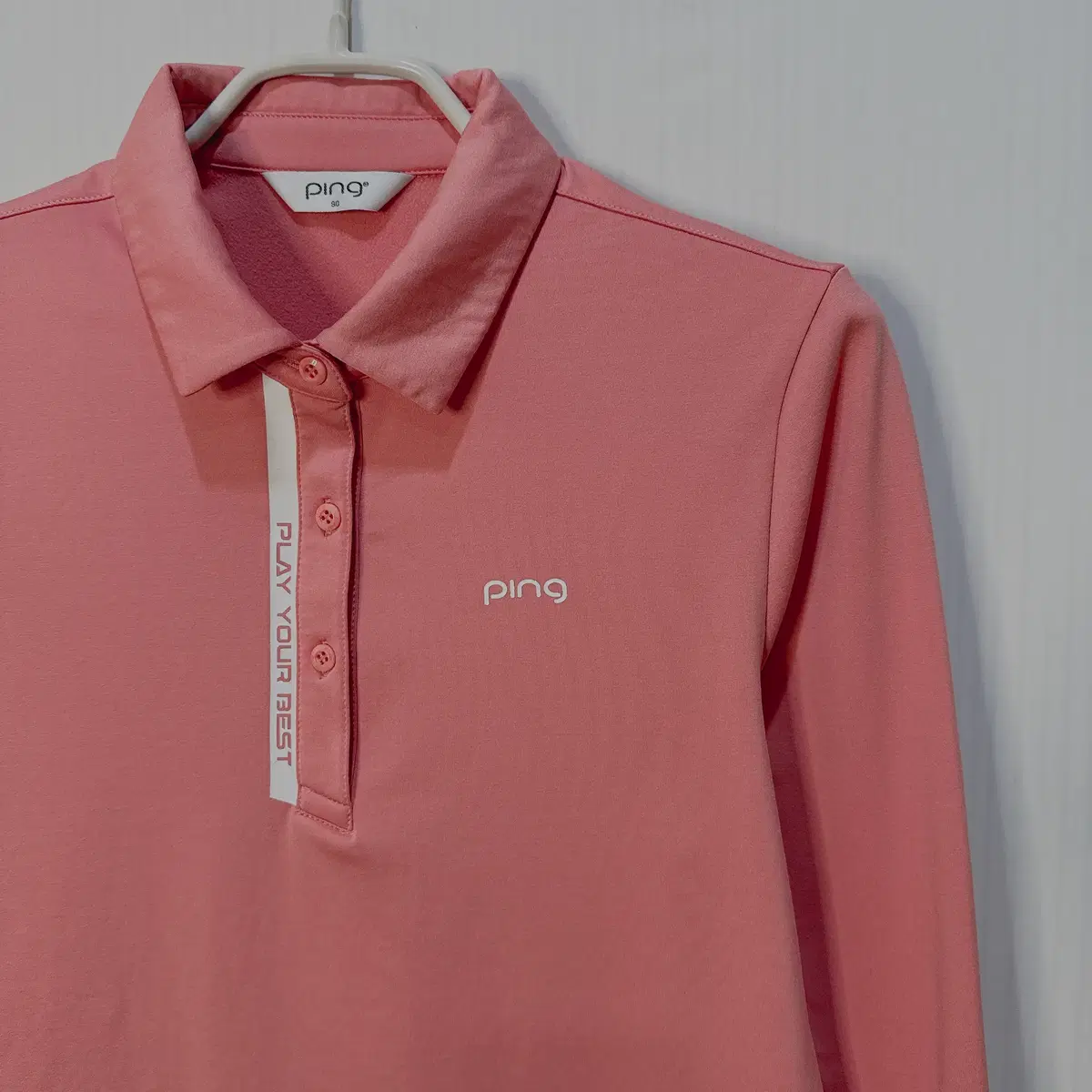 Women) Ping Golf Long Sleeve Karati Light Pink (55-66)