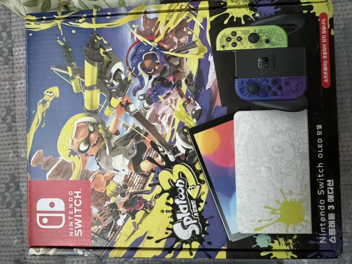 Nintendo Switch Splatoon 3 Edition Console (Pro-Con + Splatoon 3 Game) for sale