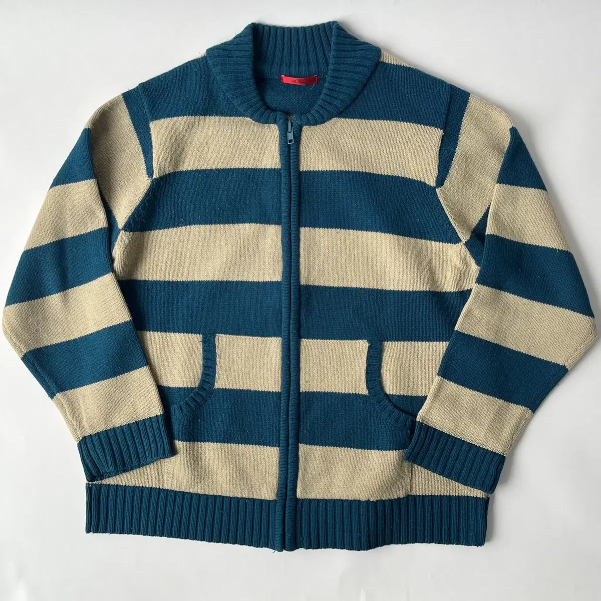 MMO stripe knit cardigan