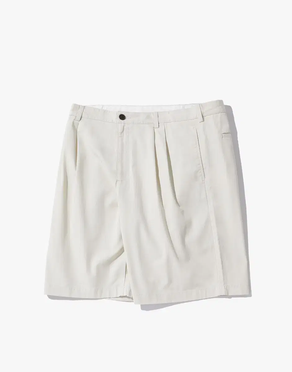 sua daily 2-tuck half cotton pants