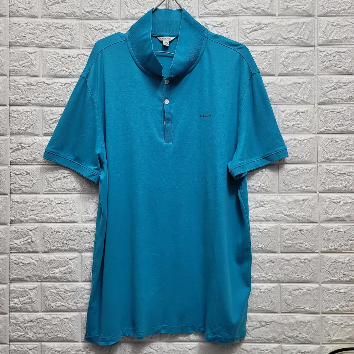 L-(Calvin Klein)Calvin Klein Sky Short Sleeve kara T-shirt59*78