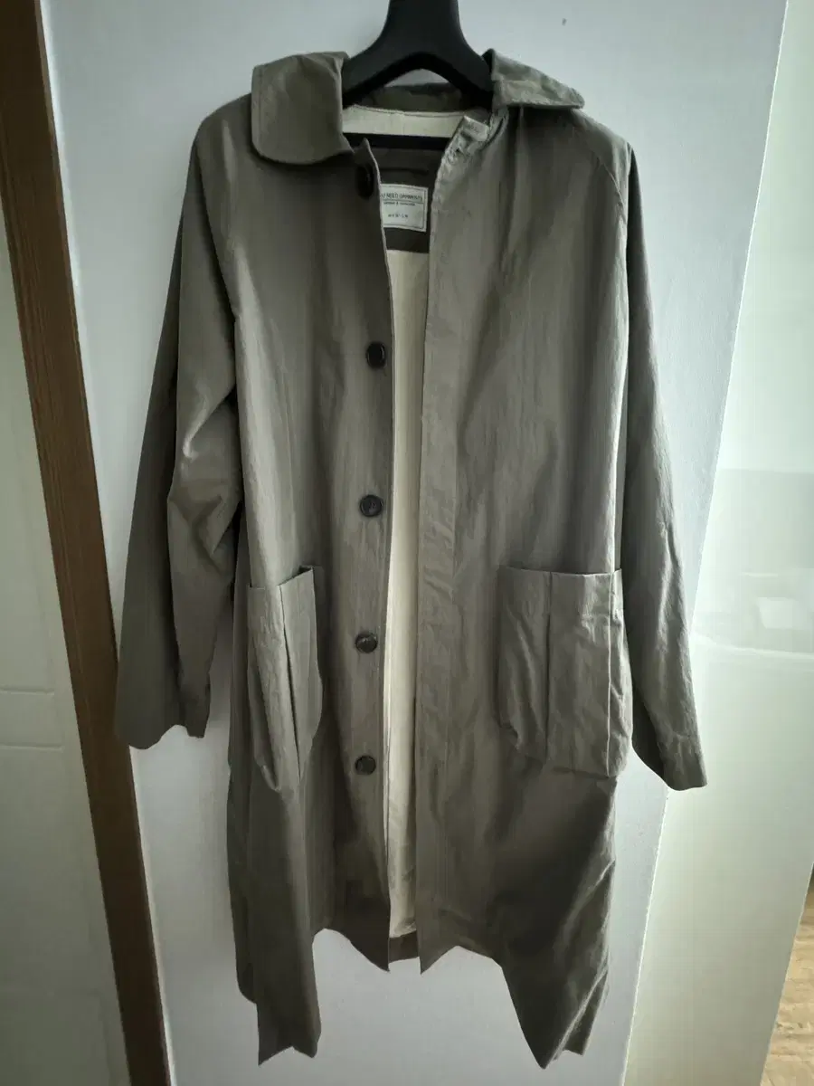 Unisex cotton and cotton coat