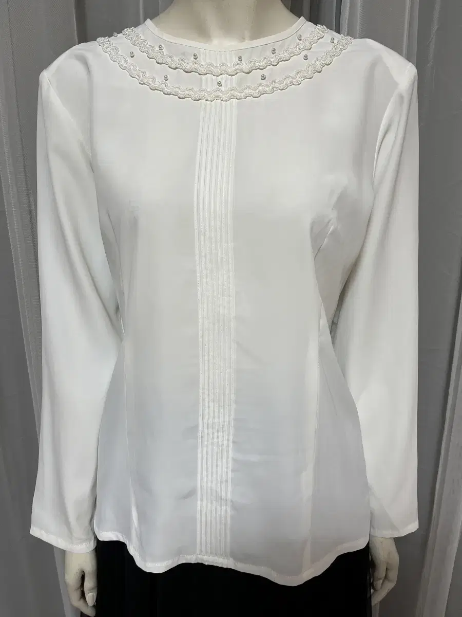 Jinju Pin-tuck Imported Blouse