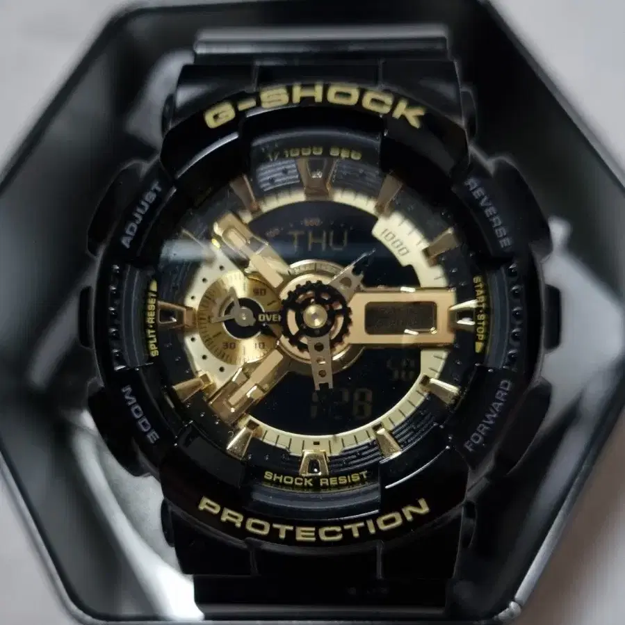 [G-SHOCK] 지샥 빅페이스 시계 흑금