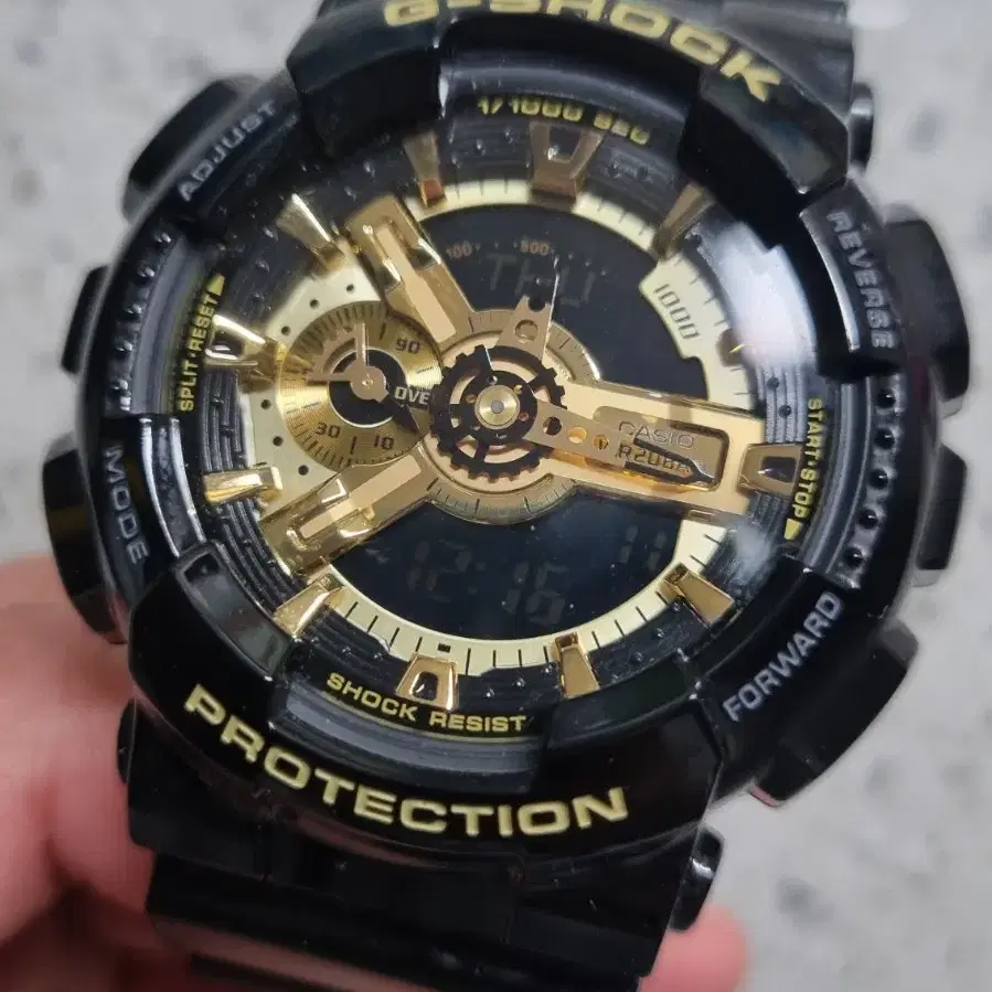 [G-SHOCK] 지샥 빅페이스 시계 흑금