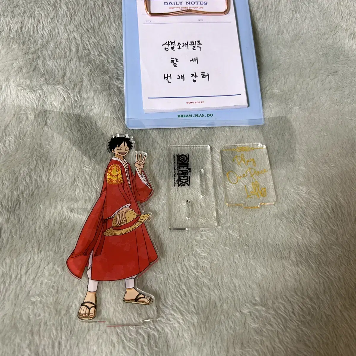 ONEPIECE Rupee Hanbok acrylic stand Korea limited edition Play One Piece