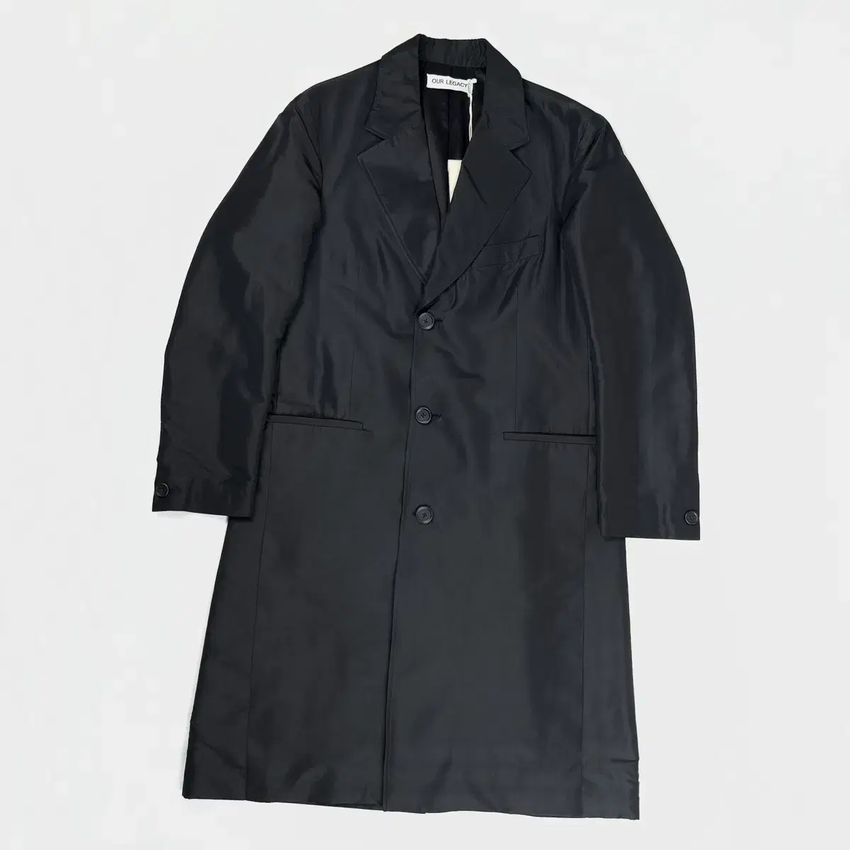 Haregashi Dolphin Coat Black Recycled Poly 22SS