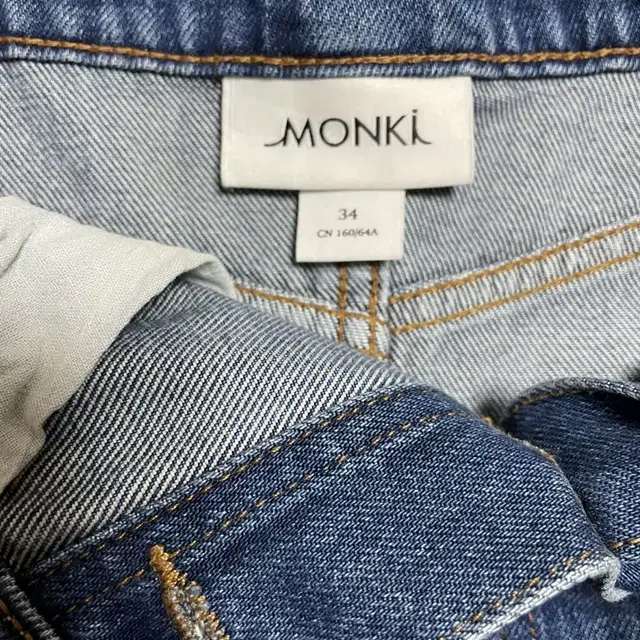 Monki 데님미니스커트 160/64 (s)