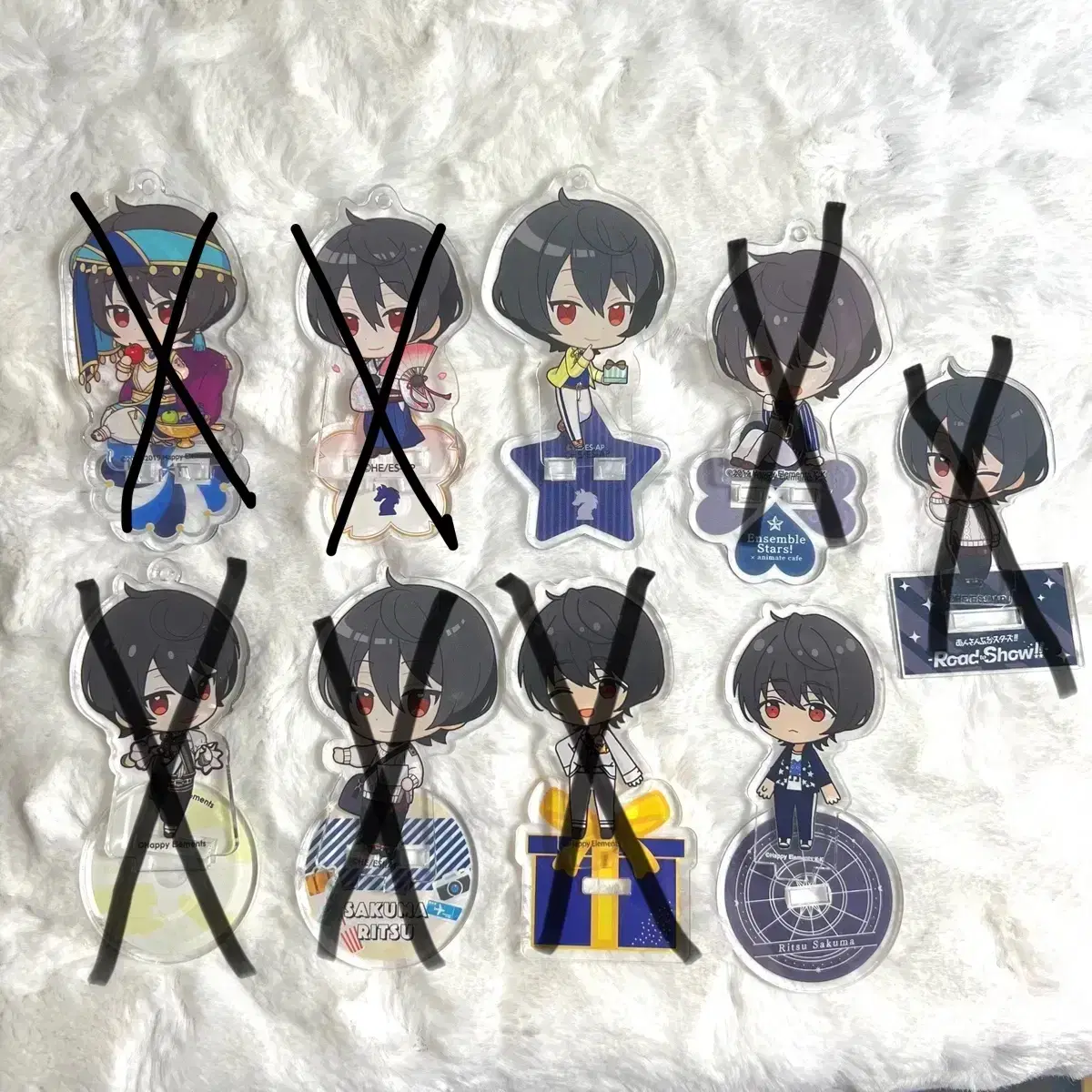 Angsta Sakuma Ritsu SD acrylic stand 9 bulk and individual sell wts